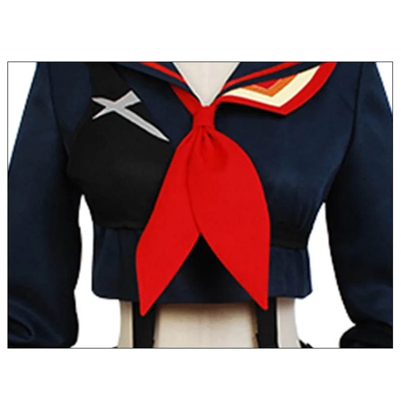 Anime Kill La Kill Matoi Ryuuko Cosplay Costume Japanese Anime JK Uniform Woman Sexy Kawaii Carnival Sailor Suit view 6
