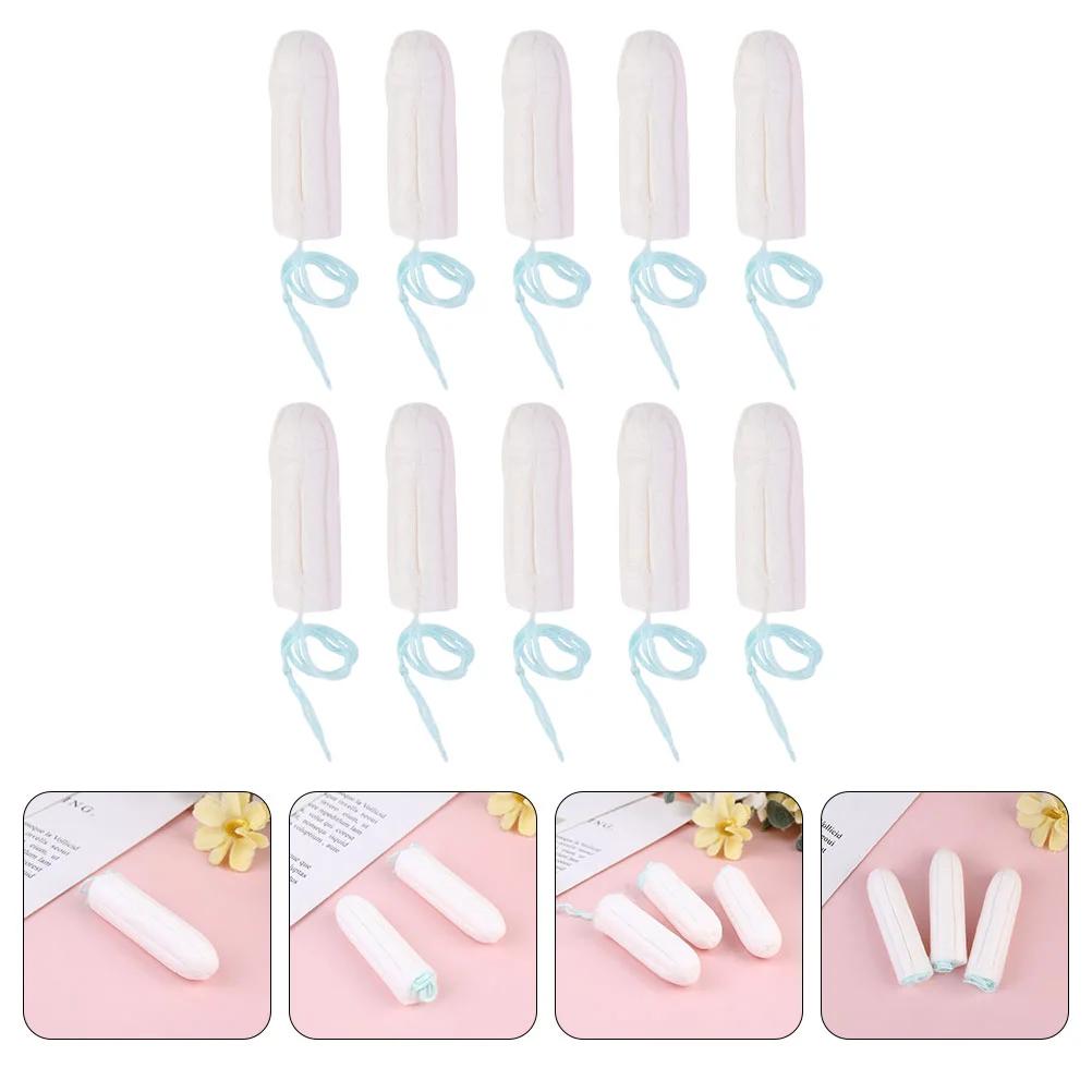 

10 Pcs Aunt Stick Tampons Portable Sanitary Women Menstrual Supplies Pad