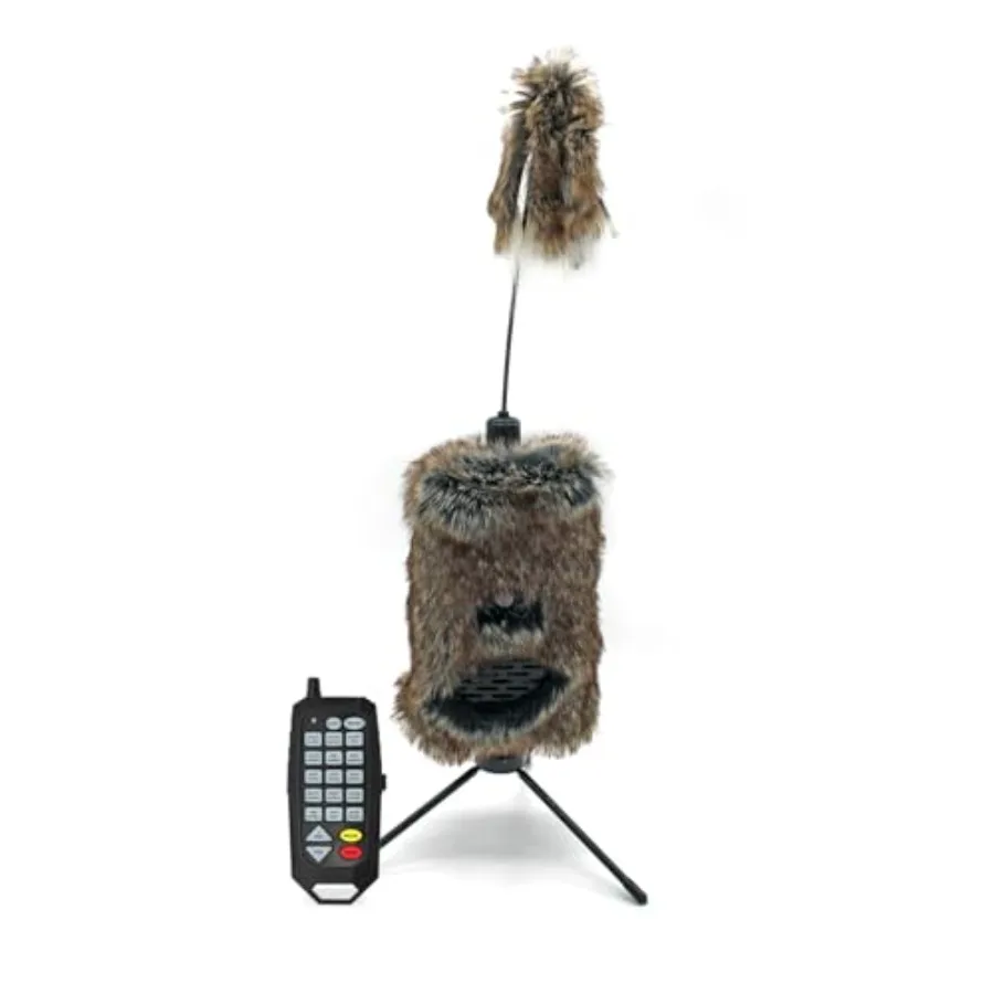 

Icotec Furnado Predator Game Caller Decoy Combo - Designed for Coyote Fox Bobcat Raccoon Hunting - 15 Sounds Included 150 Yard