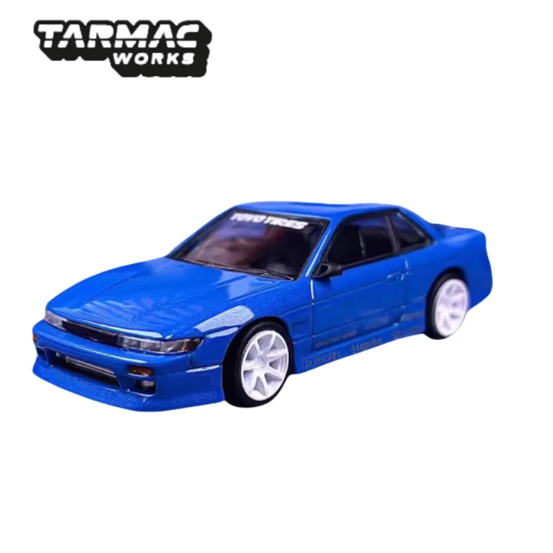 1:64 Nissan S13 Toyota JZX100 alloy simulation model, children's collection of decorative toys, holiday gifts for children.