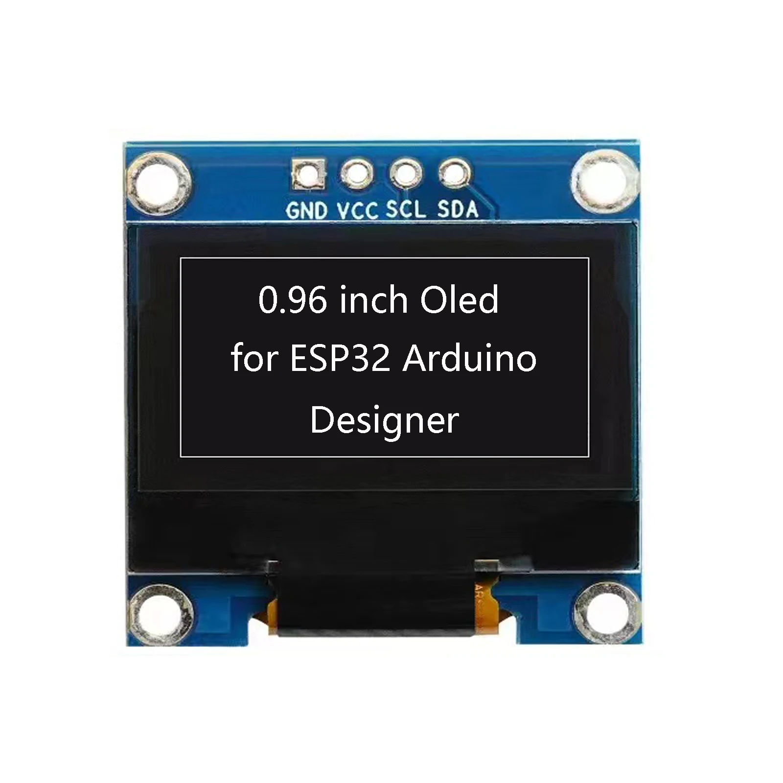 New 0.96inch IIC Serial White Blue Yellow horizontal Font Oled Screen Board 128x64 SSD1306 for Arduino ESP32 Raspberry pi STM32