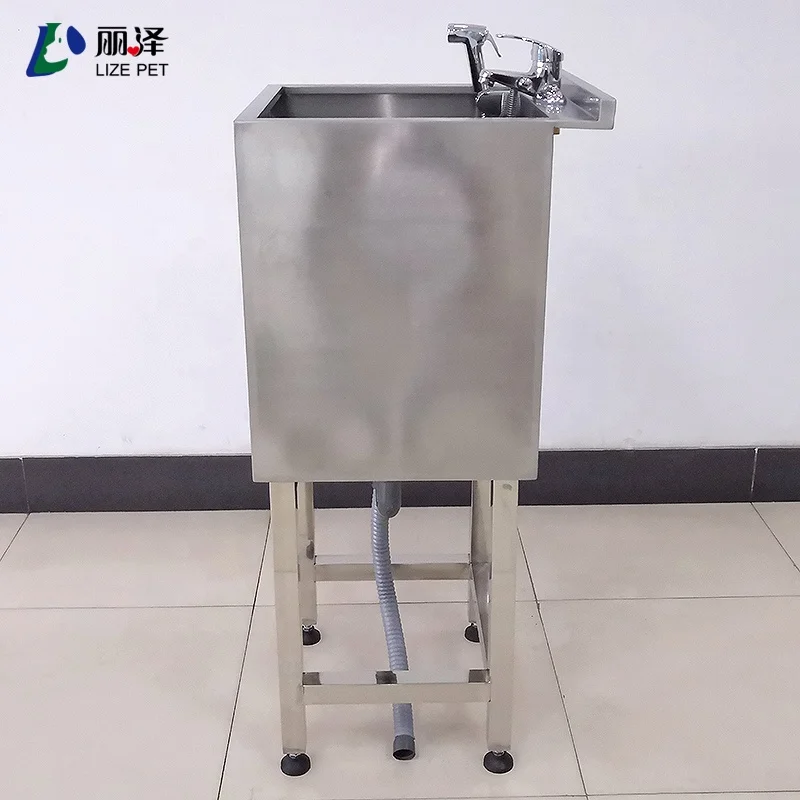 Medical Class II Stainless Steel Automatic Induction Effluent Washbasin with 1 Year Warranty for Pet Hospitals