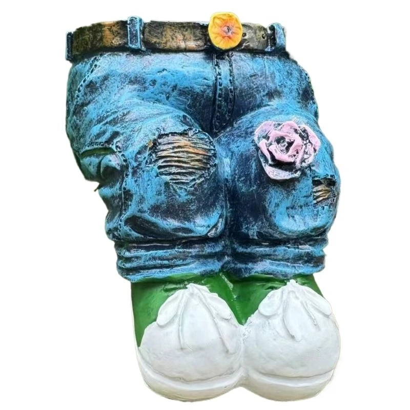 

Elegant Resin Flower Planter With Skirt Design For Home Garden Patios Decoration