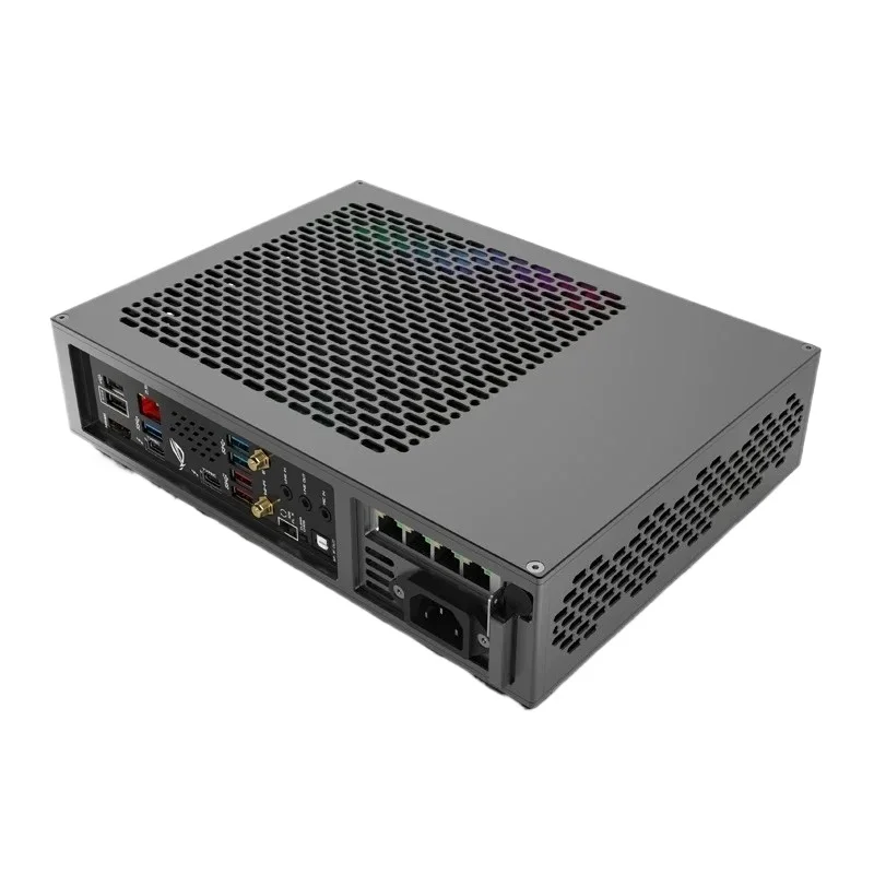 3.16L DC-RLY V3 Mini ITX Computer Chassis Soft Routing PC Case Support Built-in & External Power Supply Small Desktop Cabinet
