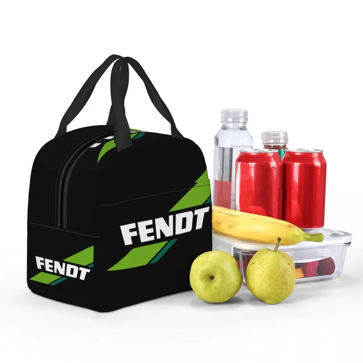 Custom Fendt Tractors Logo Insulated Lunch Bags for School Office Portable Cooler Thermal Lunch Box Women Children