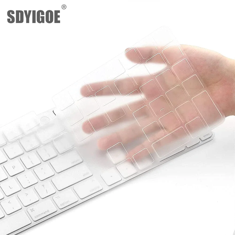 

Silicone keyboard protective cover For Apple Bluetooth Wireless keybord IMAC1843 A1644 A2520 A1314 A2449 G6 Desktop PC Accessory