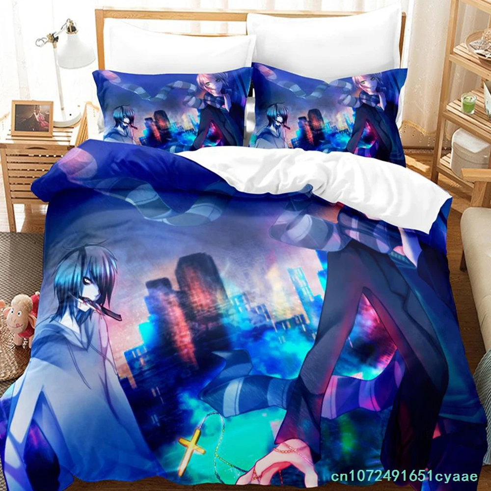 2023 New Jeff And Jane Creepypasta Bedding Set Single Twin Full Queen King Size Bed Set Adult Kid Bedroom Duvetcover Sets Anime