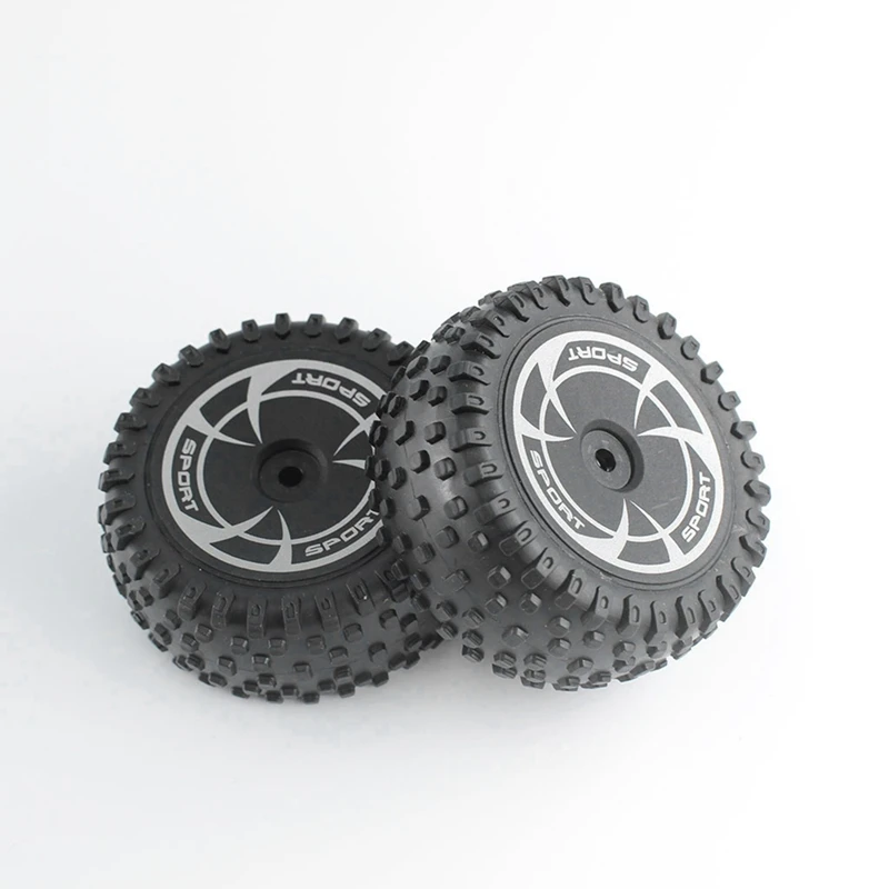 Parti di pneumatici per auto telecomandate da 2 pezzi per Wltoys 144016   After Wheel Set (large) Parti soggette ad usura Pneumatico