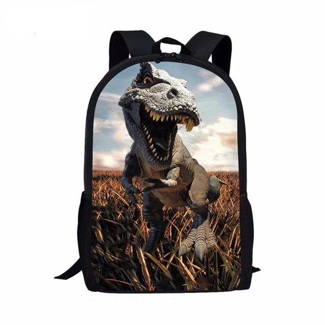 Popular Dinosaur World Backpack Animal Printing Backpack For Kids Jurassic Kingdom Bags For Girls Boys Children School