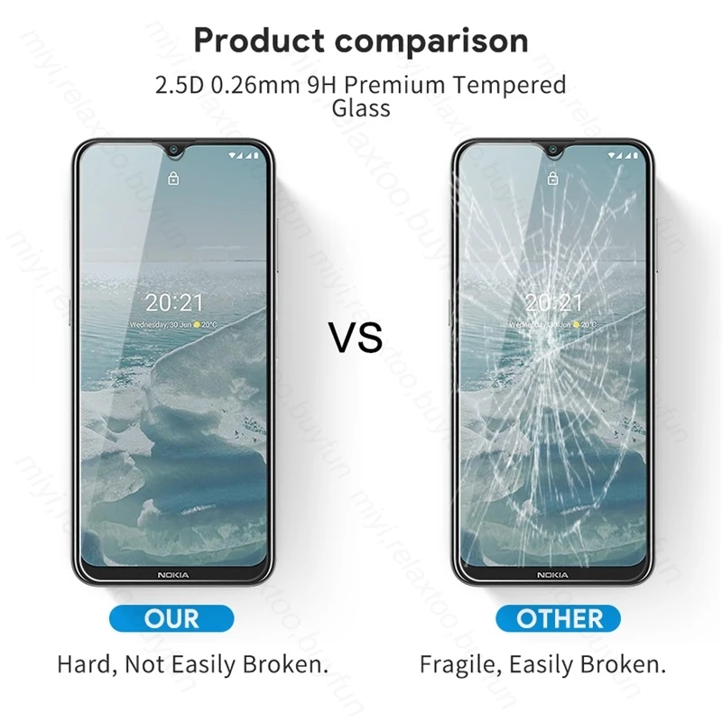 2PCS Schutz Glas Fall Für Nokia G20 G21 G22 G42 G60 Screen Protector Abdeckung Auf Nokia C12 C21 Plus C22 c31 C32 C300 X30 XR21