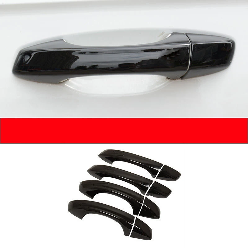 for Seat Arona KJ7 2017 2018 2019 2020 2021 2022 Gloss Black Door Handle Cover Trim Styling Stickers Car Exterior Accessories