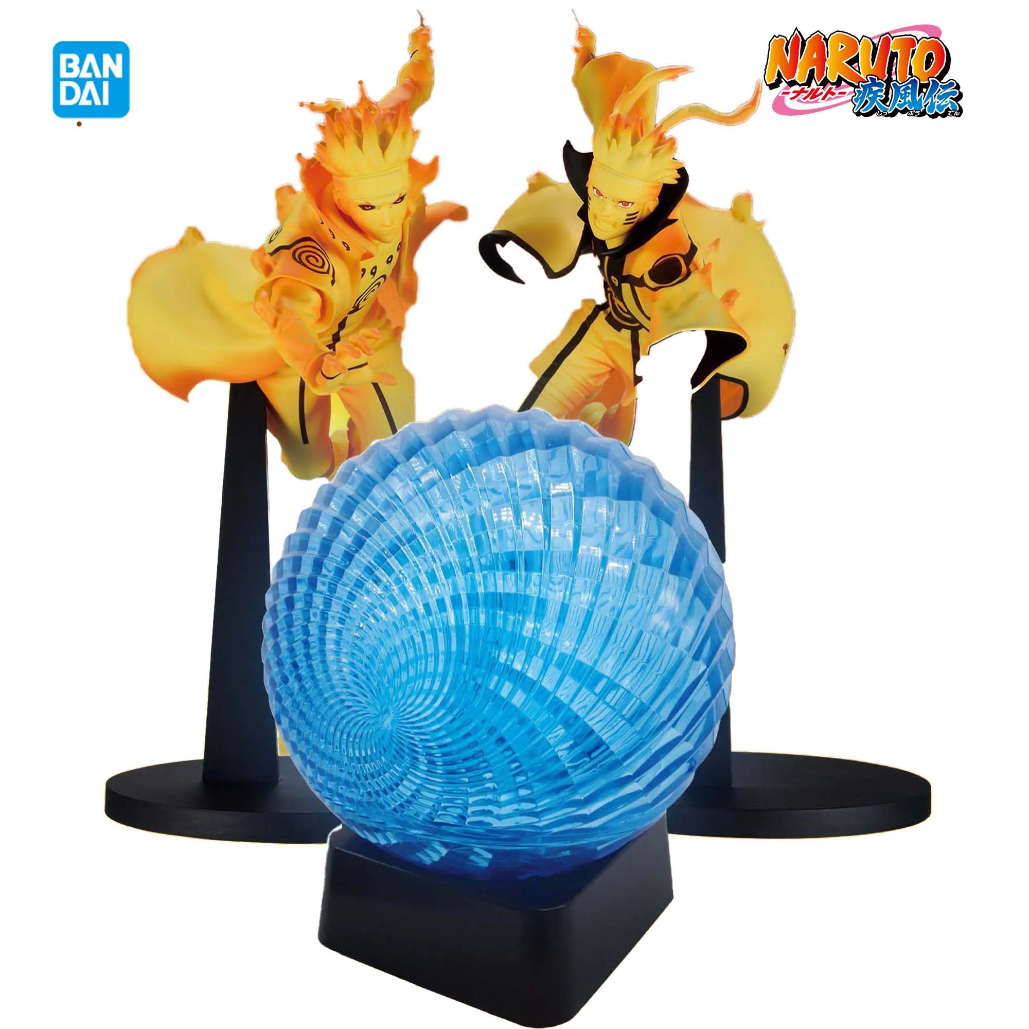 

Bandai Официально лицензированная фигурка Наруто Шиппуден Наруто Узумаки Минато ГиГО Групповой магазин Эксклюзивные фигурки спиральных шаровых ламп