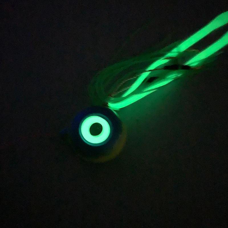 1 قطعة 60 جرام 80 جرام 100 جرام مضيئة Tenya اختبار الصيد إغراء أعماق البحار كابورا القفز توهج بطيئة المعادن تهزهز رئيس المطاط تنورة Madai Inchiku #2