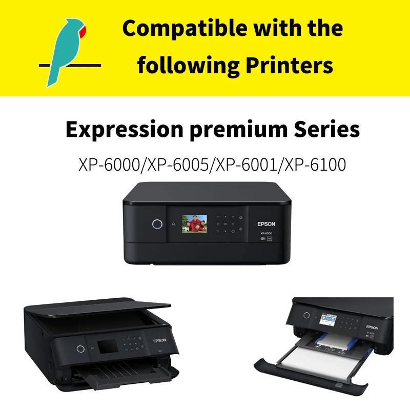 Compatible with 202XL T02G1 T02H1 202 Ink Cartridge for Epson Expression Premium XP-6100 XP-6105 XP-6000 XP-6001 XP-6005 Printer