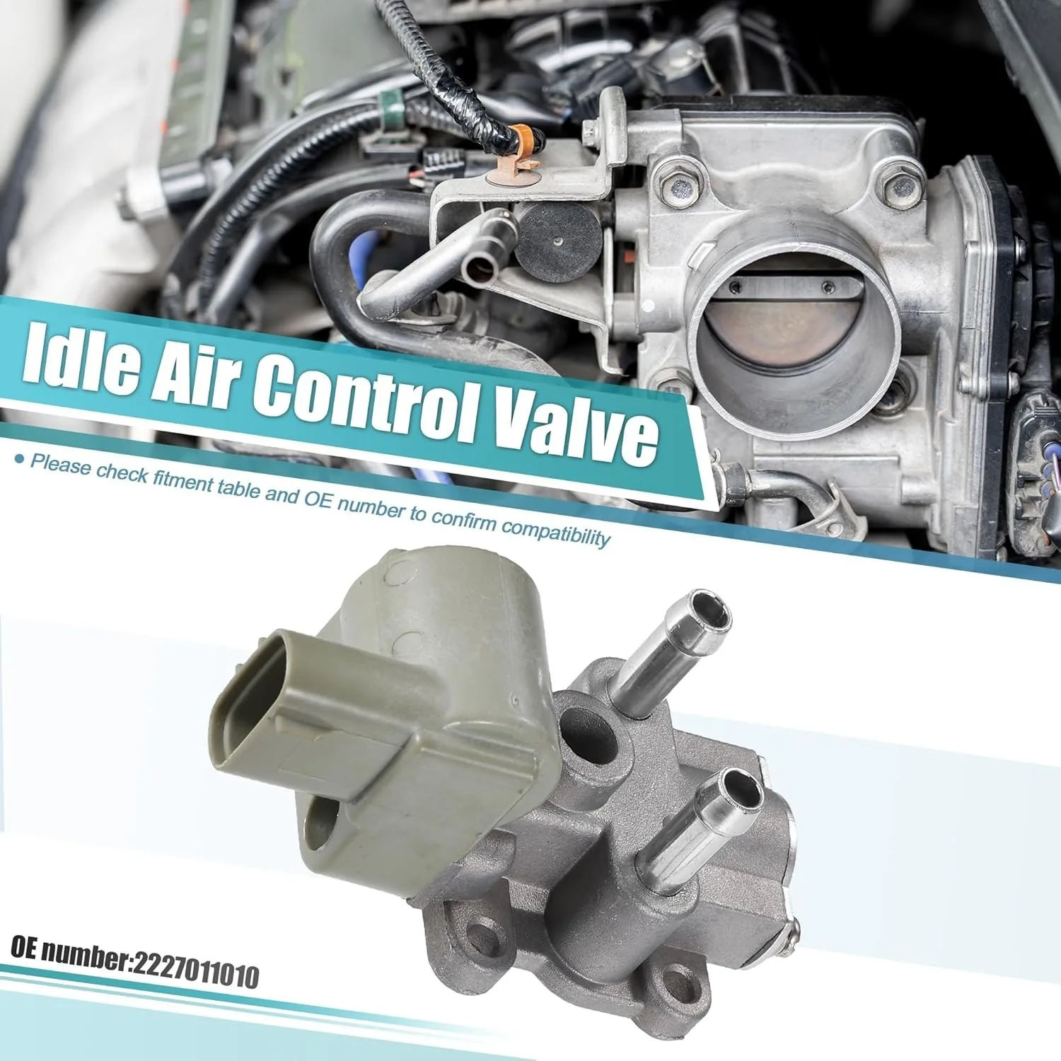 Auto Car Idle Air Control Valve Replacement for Toyota Tercel 1995 1996 1997 for Toyota Paseo 1995 1996 1997 OE# 2227011010