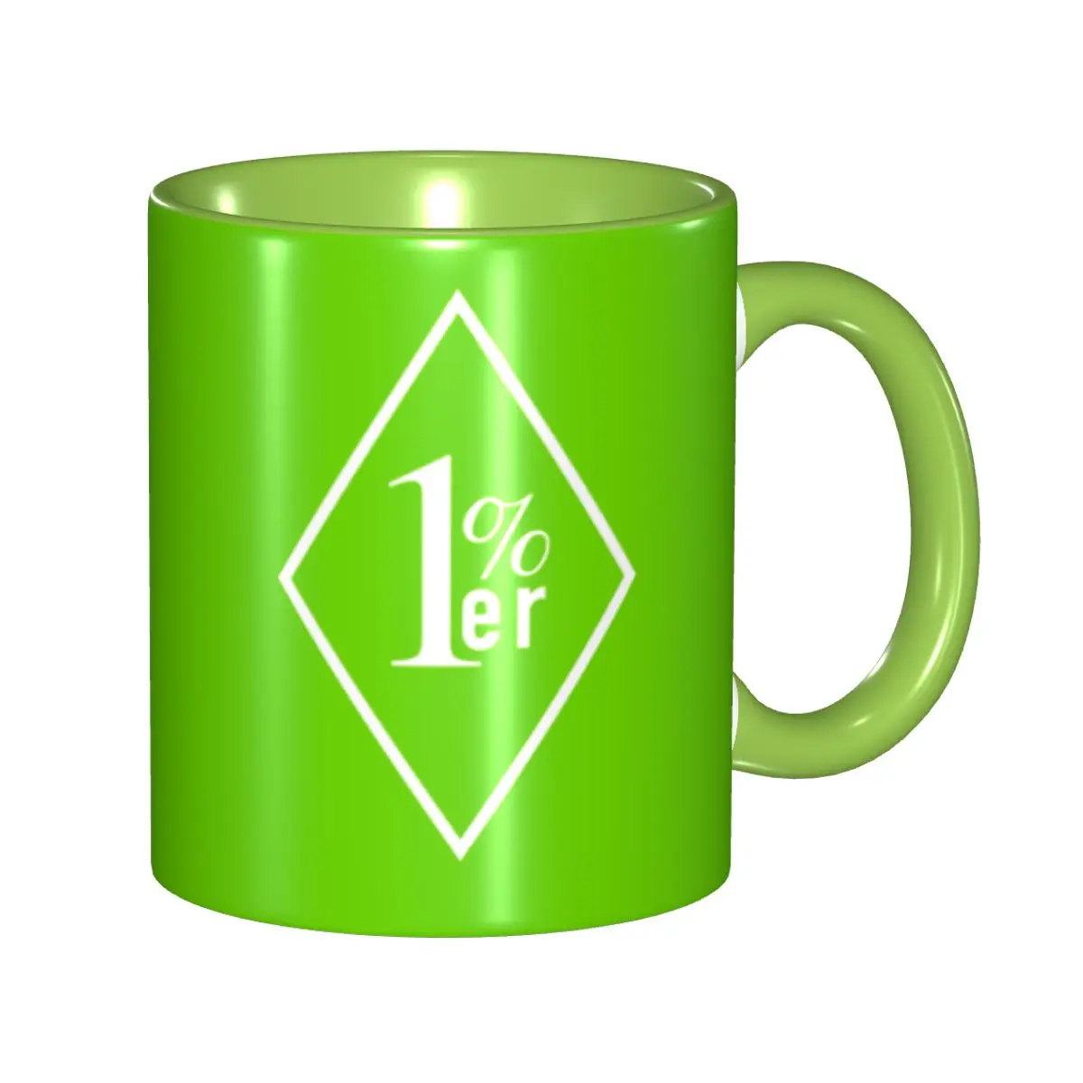 Customized DIY One Percenter 1% Ceramic Mug Motorcycle Club Biker Coffee Cup Creative Present