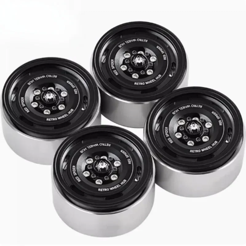 

RS RC Metal 1.9" Beadlock Wheel Rim Tire Set for 1/10 RC Crawler Car Axial SCX10 Wraith RR10 Capra Traxxas TRX4 YK4082 YK4083