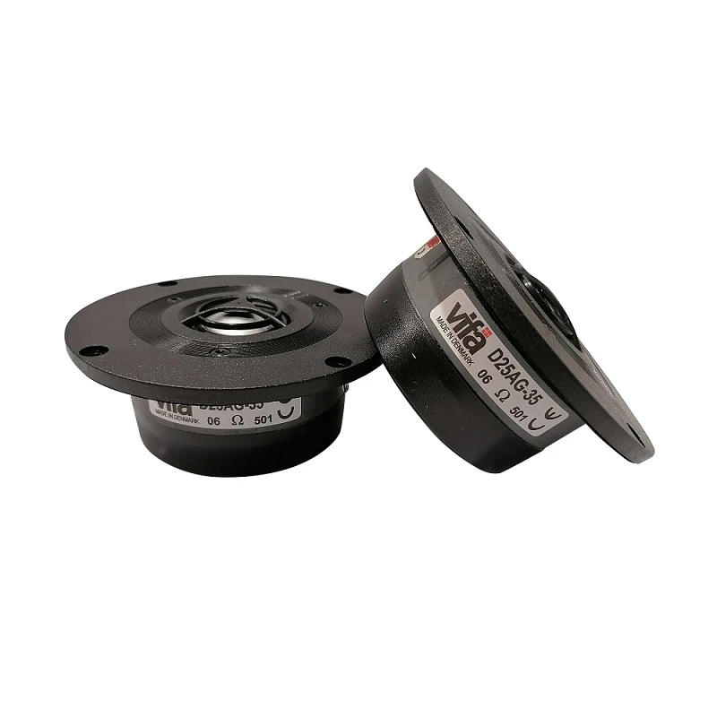 VIFA الأصلي المتكلم D25AG-35-06 4 ''Hifi الصوت المنزلي لتقوم بها بنفسك عالية الأداء غشاء الألومنيوم وحدة مكبر الصوت 6ohm/100 واط (2 قطعة)