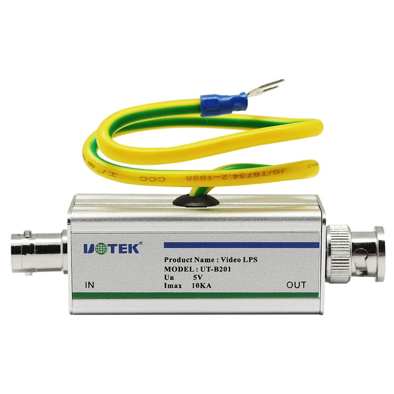 UOTEK Video Light-ning Protector IEC61000-4-5 Test Standard 4 Scaricatore di luce antistatico di livello UT-B201