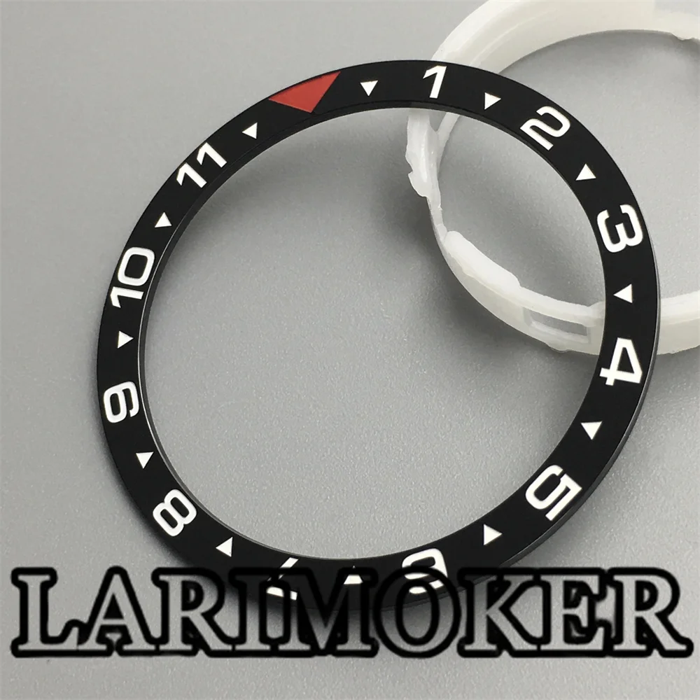 LARIMOKER Diameter 38mm keramik jam tangan Bezel Insert cocok 40mm Watch Case Aksesori Insert