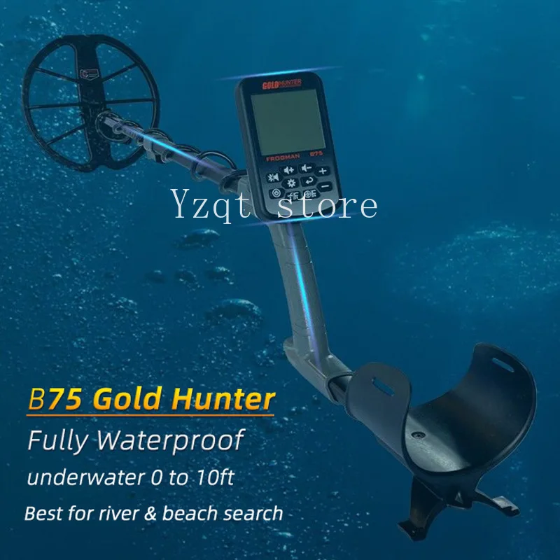 

Handheld underground metal detecto waterproof LCD backlight digital gold, silver and copper treasure hunting instrument new