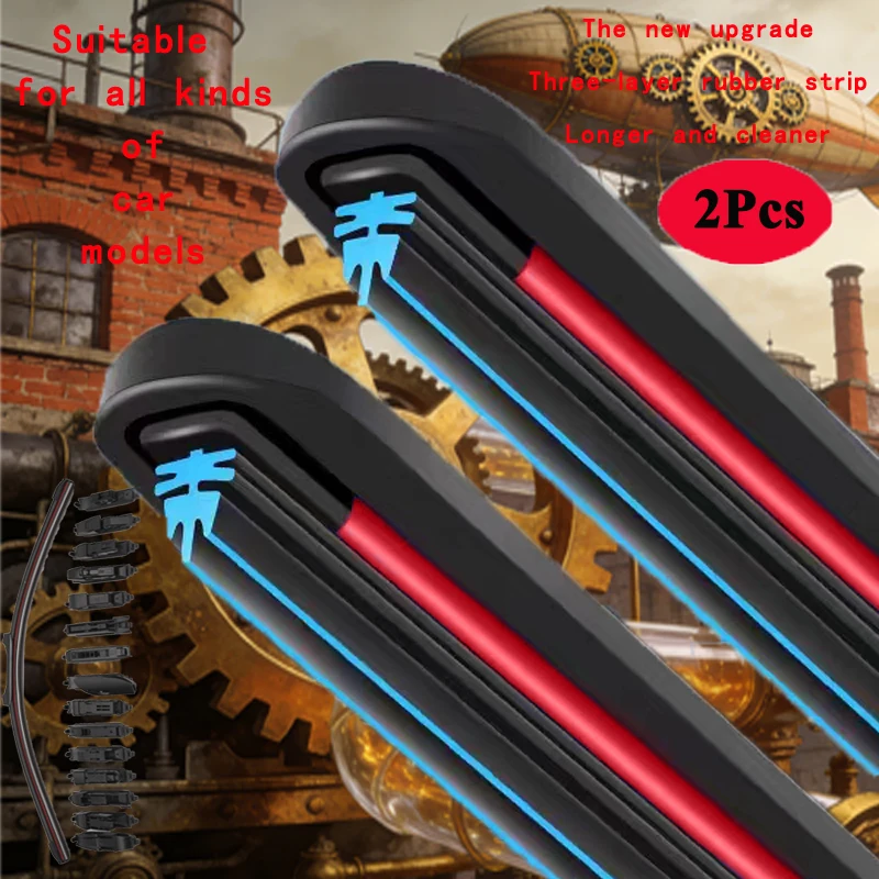 

For Opel Vauxhall Ampera Hatchback R12 EV 150 2011 2012 2015 2016 2018 2019 Winter Brushes THREE Rubber Wiper Blades