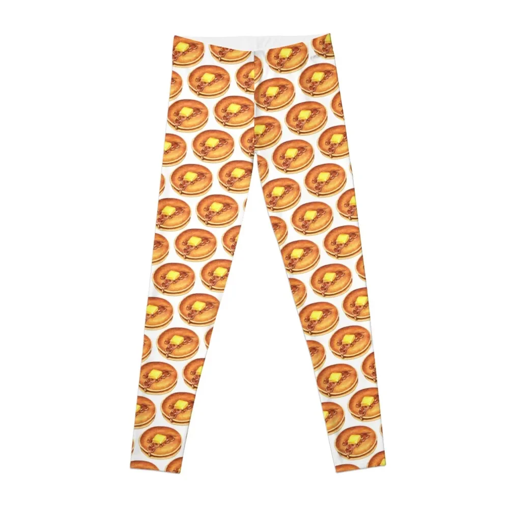 Pancakes Pattern Leggings sports woman gym for physical Leginsy push up Womens Leggings