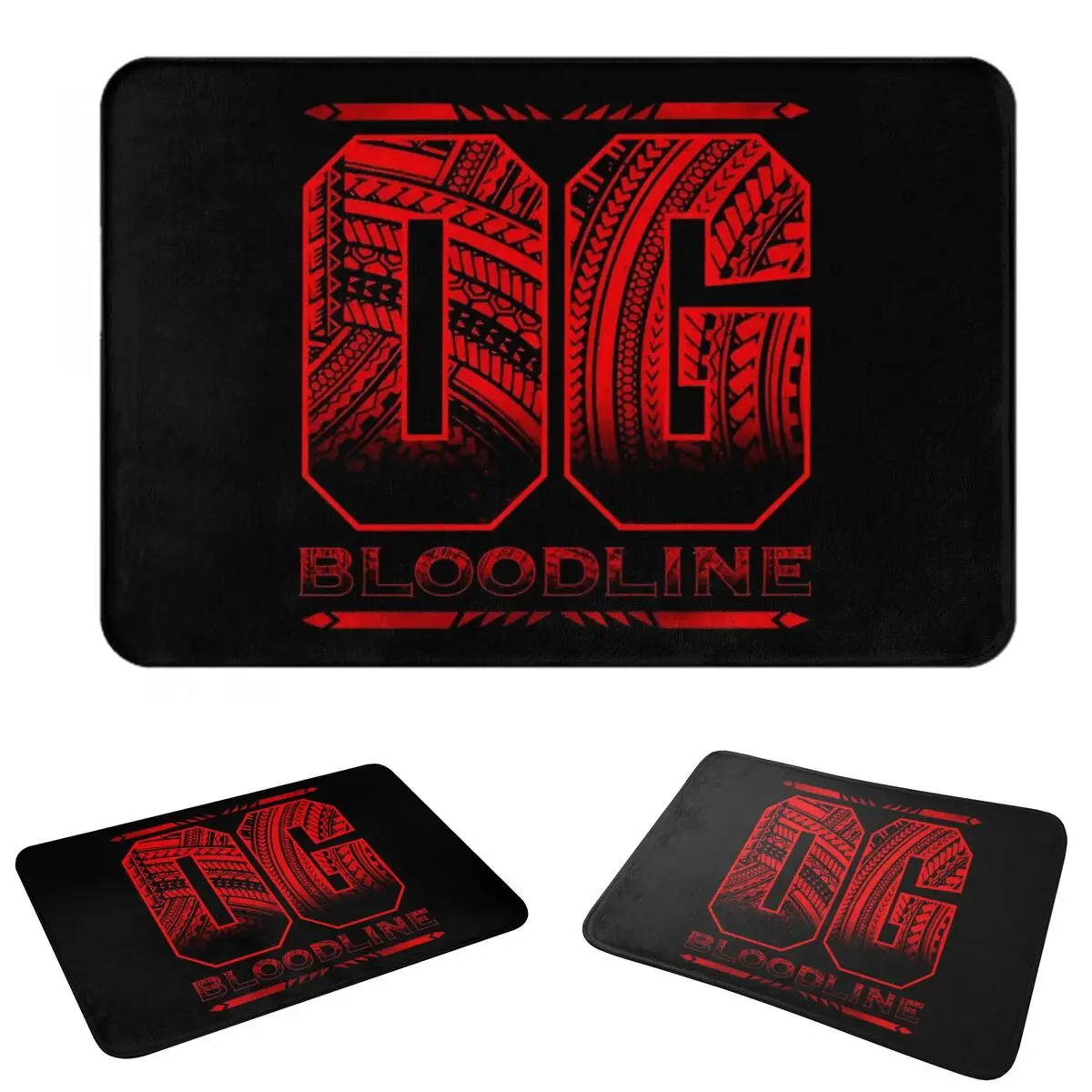 Wrestler Roman Reigns Wrestling Doormat Cushion Carpet Rug Kitchen Entrance Home Floor Mat for Bathroom Footpad Mats