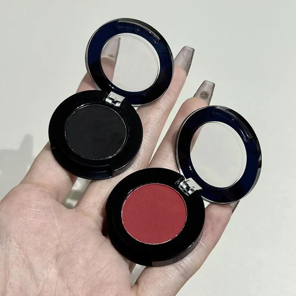 Christmas Gothic Smoky Plate Red and Black Smoky Makeup Eye Shadow Exaggerate Eye Shadow Plate Eyeshadow Illuminator Matte White