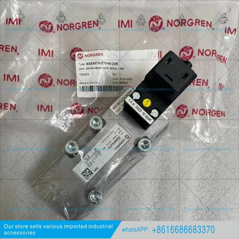 SXE9575-Z70-60-23N, pilot operated solenoid valve, ISO3