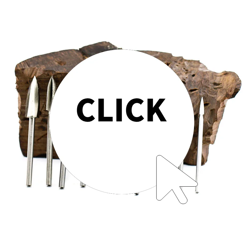 

Wood Carving Drill Bit HSS Engraving Drill Bit Set Solid Carbide Steel Root