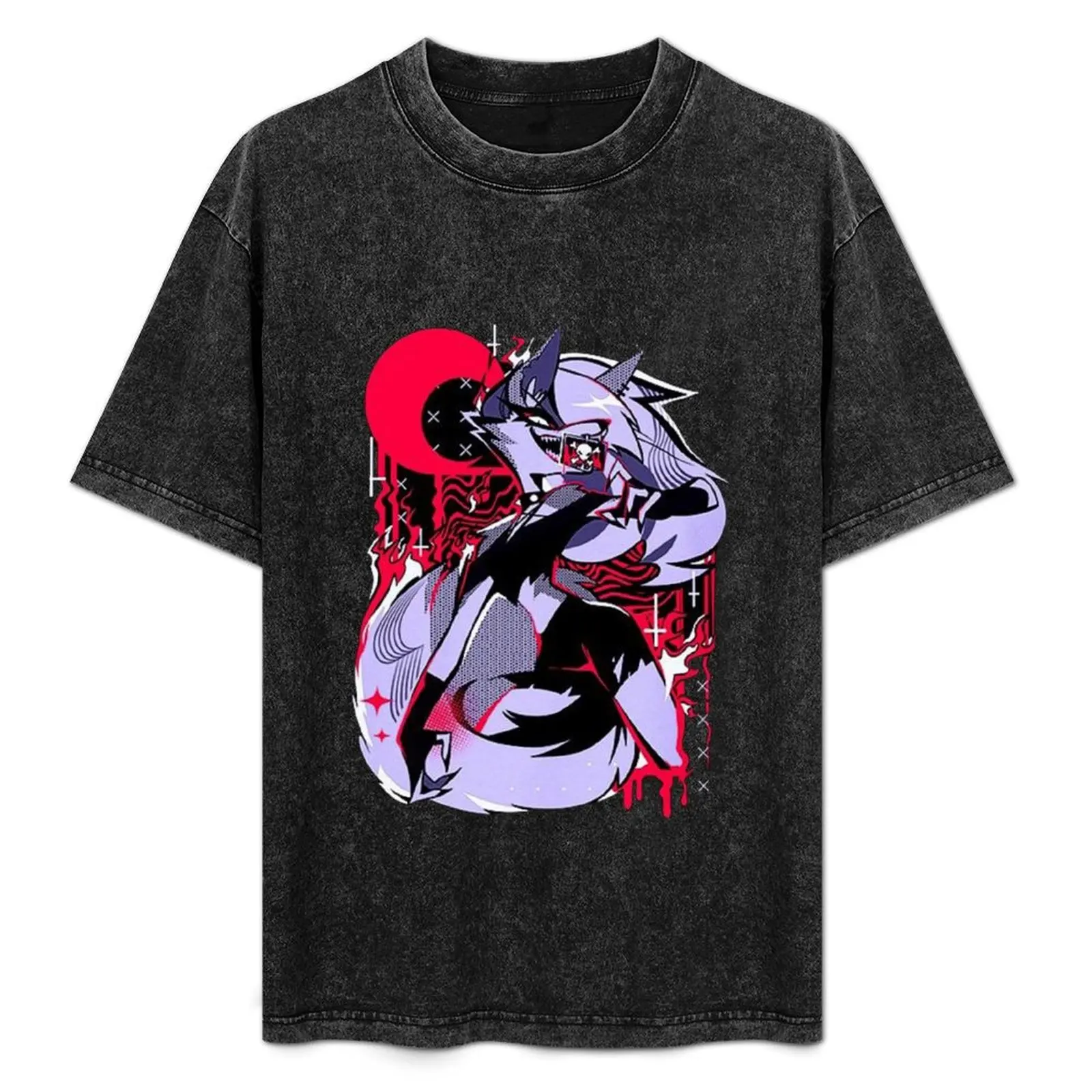 

Helluva Boss loona T-Shirt Non-Shrink Basic Cotton T-Shirt