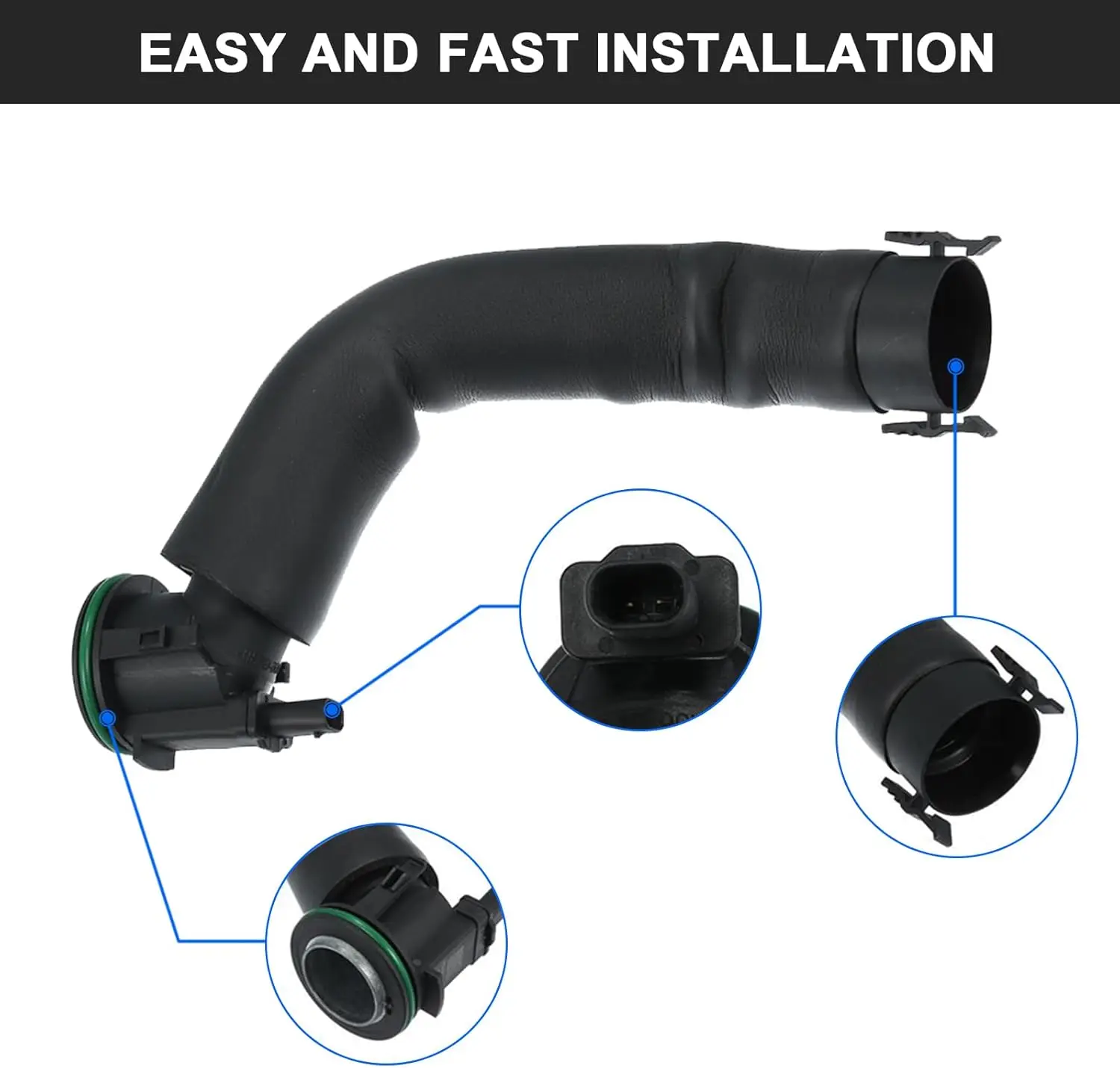 11127588417 11127598091 Crankcase Vent Hose For BMW X1 2012-2013 For BMW X1 X3 X4 X5 2009-2018 228i 320i 328i 428i 2014-2016