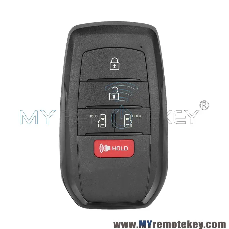 

REMTEKEY FCC HYQ14FBX Smart Key shell 5 Button for 2021-2022 Toyota Sienna Hybrid PN 8990H-08020