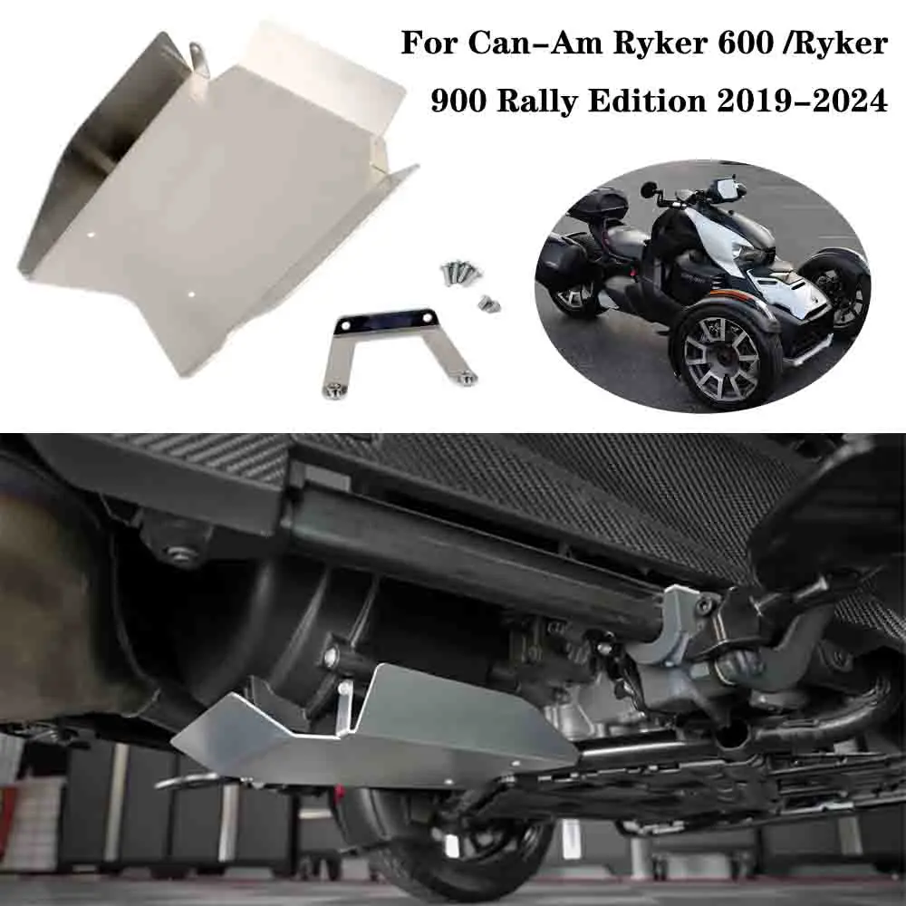 

2024, новый аксессуар для мотоцикла, нижняя алюминиевая защитная пластина двигателя, подходит для Can-Am Ryker 600 900 2019-2024