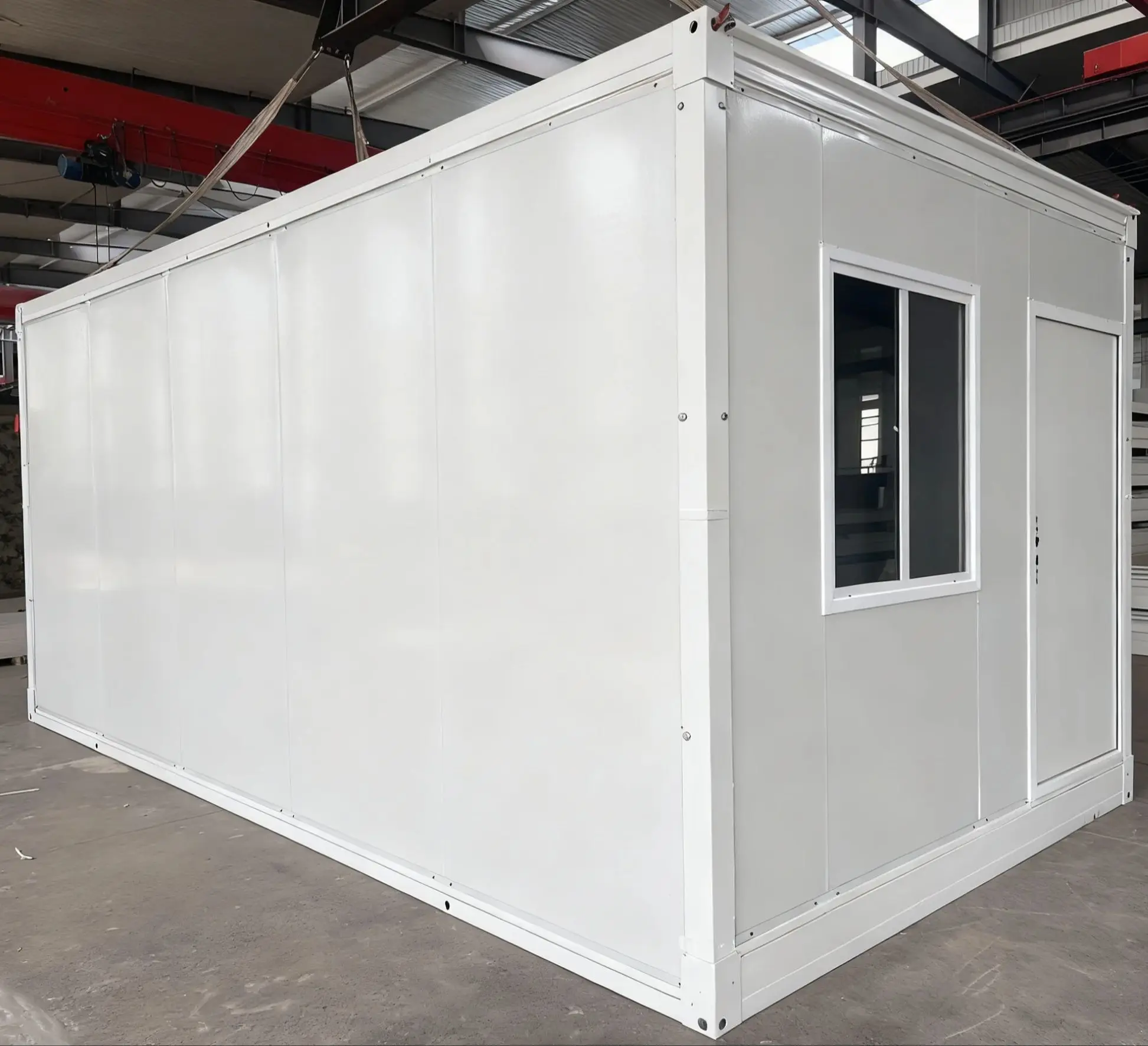 Deposit Portable mini modular prefabricated house; steel structure mobile house; villa with pointed roof