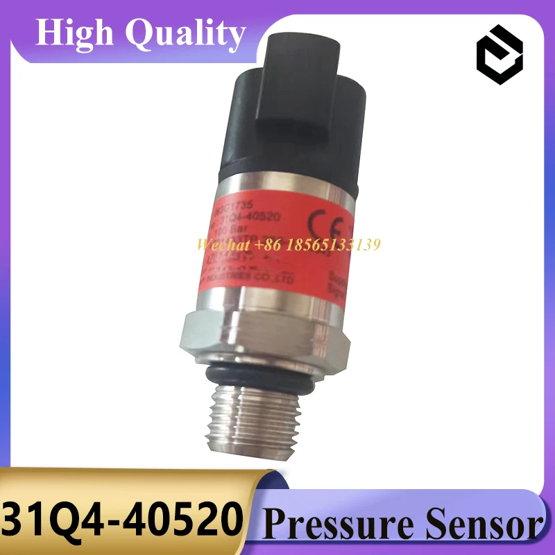 31Q4-40520 Excavator Pressure Sensor 31Q440520 Fit for Hyundai R210-7 R210-5 R210-9 Excavator Spare Parts