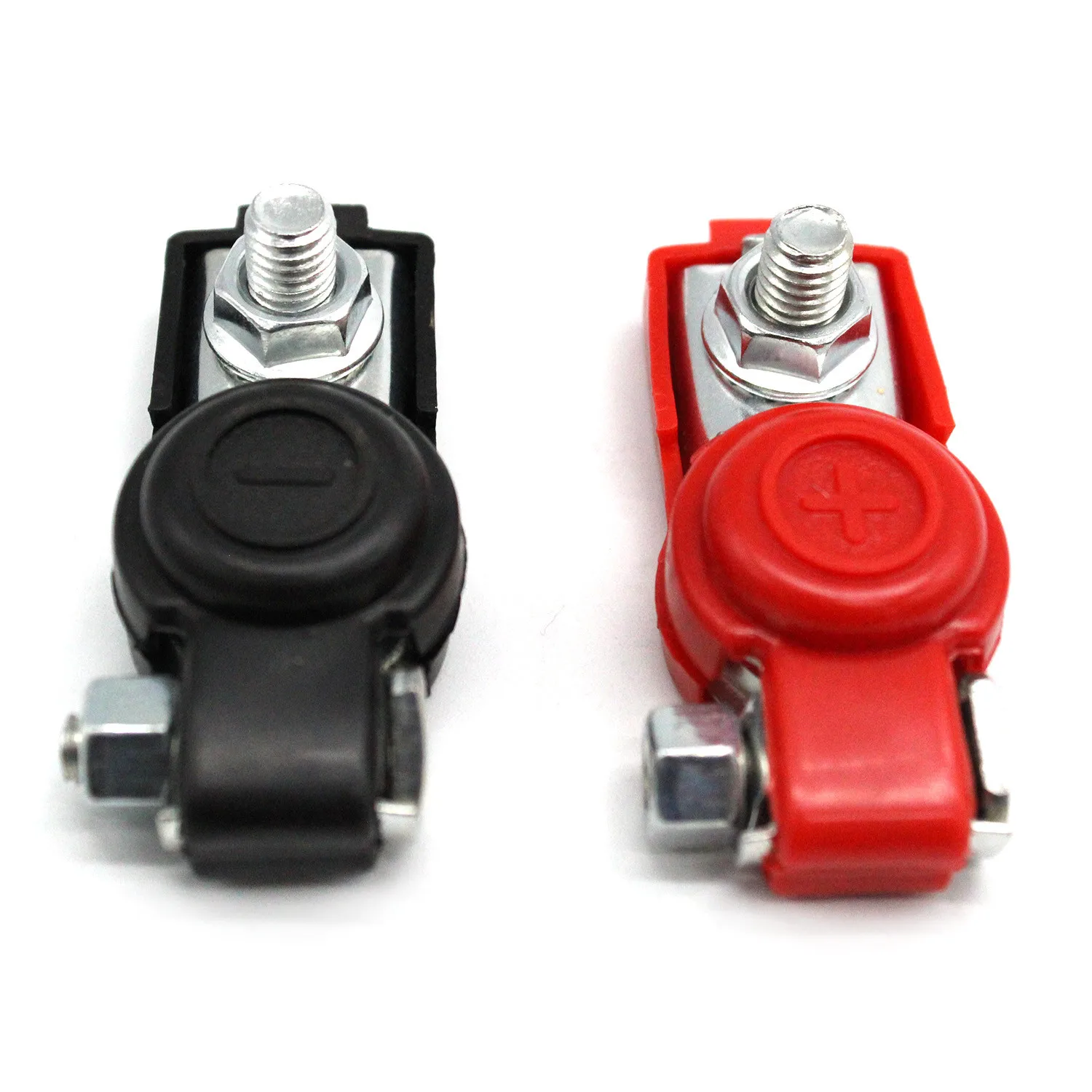 2pcs 12V/24V Auto Car Battery Terminal Connector Battery Quick Release Battery Terminals Clamps Cap Clips