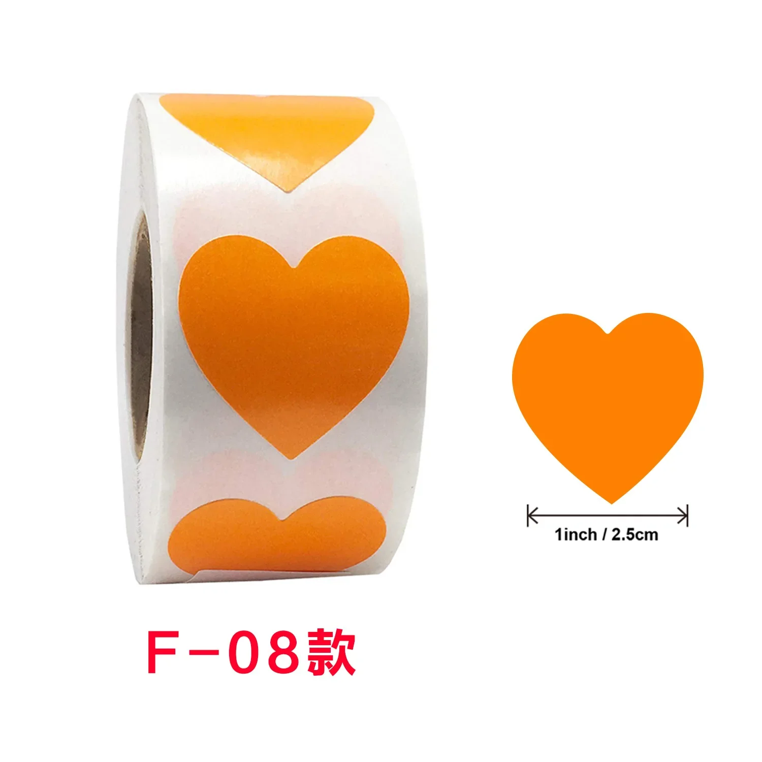 Love Heart Round Shaped packag Sticker Scrapbooking Package Gift Packaging Seal Labels Birthday Party Wedding decoration label