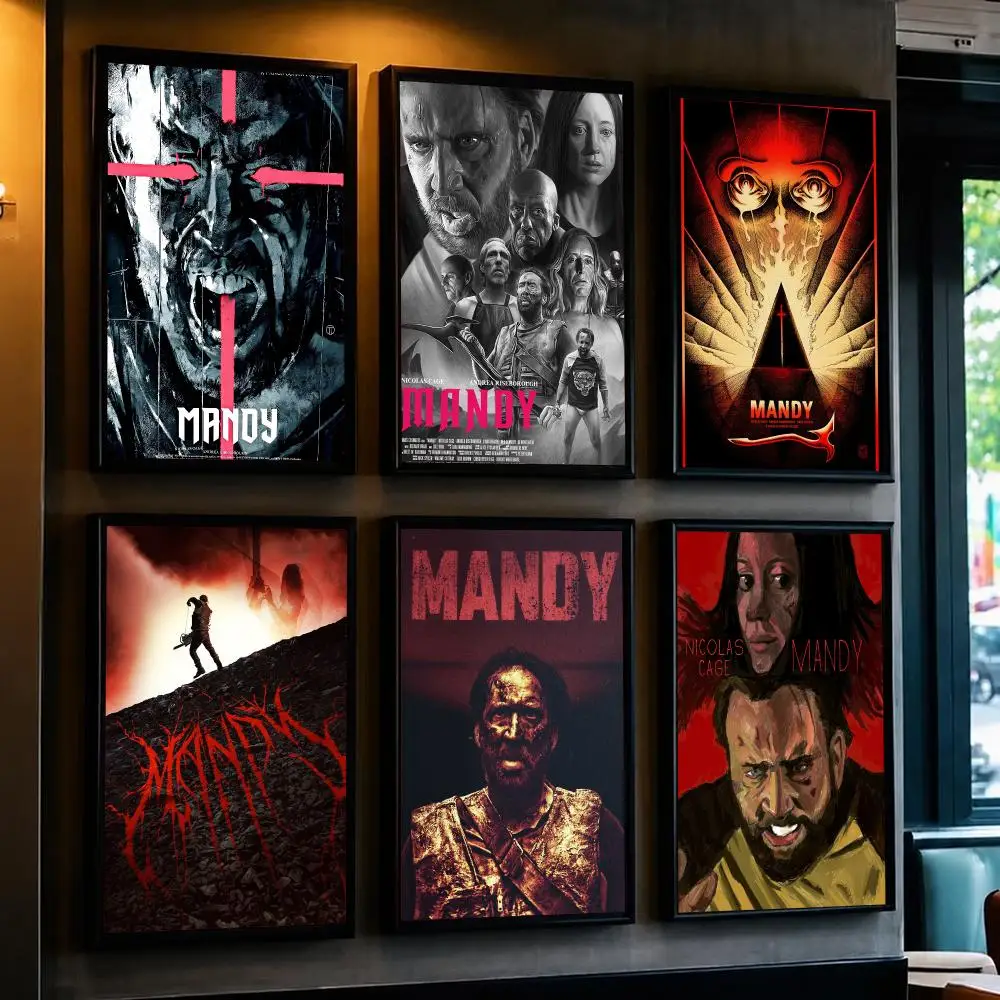 classic movie M-Mandy-Y Poster Removable Wall Sticker for Home Cafe Bar Office Interior Decor
