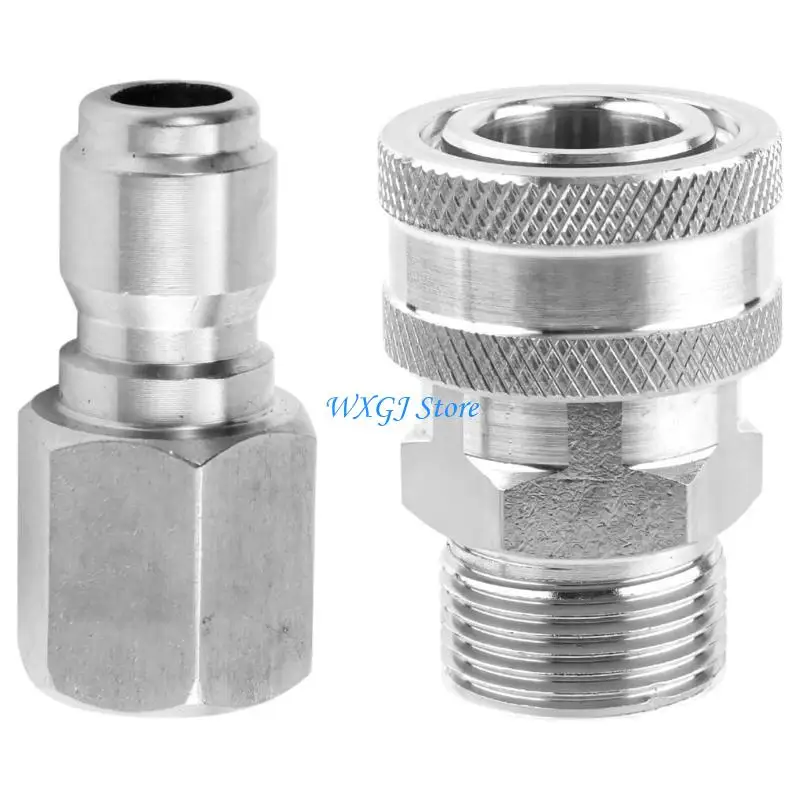 مجموعة التوصيل السريع لغسالة الضغط 37JE، محولات NPT، وصلات وصلات خرطوم، مرفقات لمهمة تنظيف الري بكفاءة #1