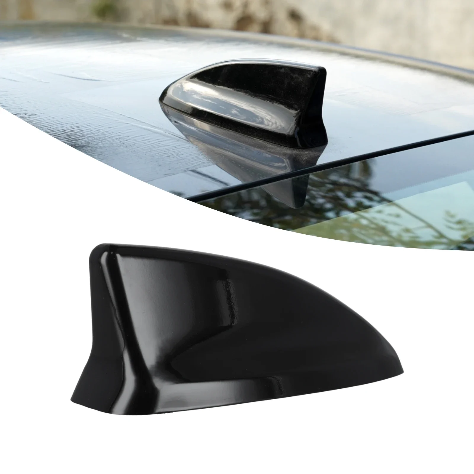 Car Fin-Shape Antenna Roof Aerial Covers Trim For Honda For Civic 11th 2022-2024 Sedan Hatchback Aerials Cover