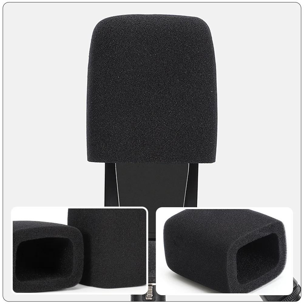 

2pcs Square Mic Sponge Cover Thickened Anti Pop Filter Windscreen Dustproof Cap for KTV Microphone Accessories Universal