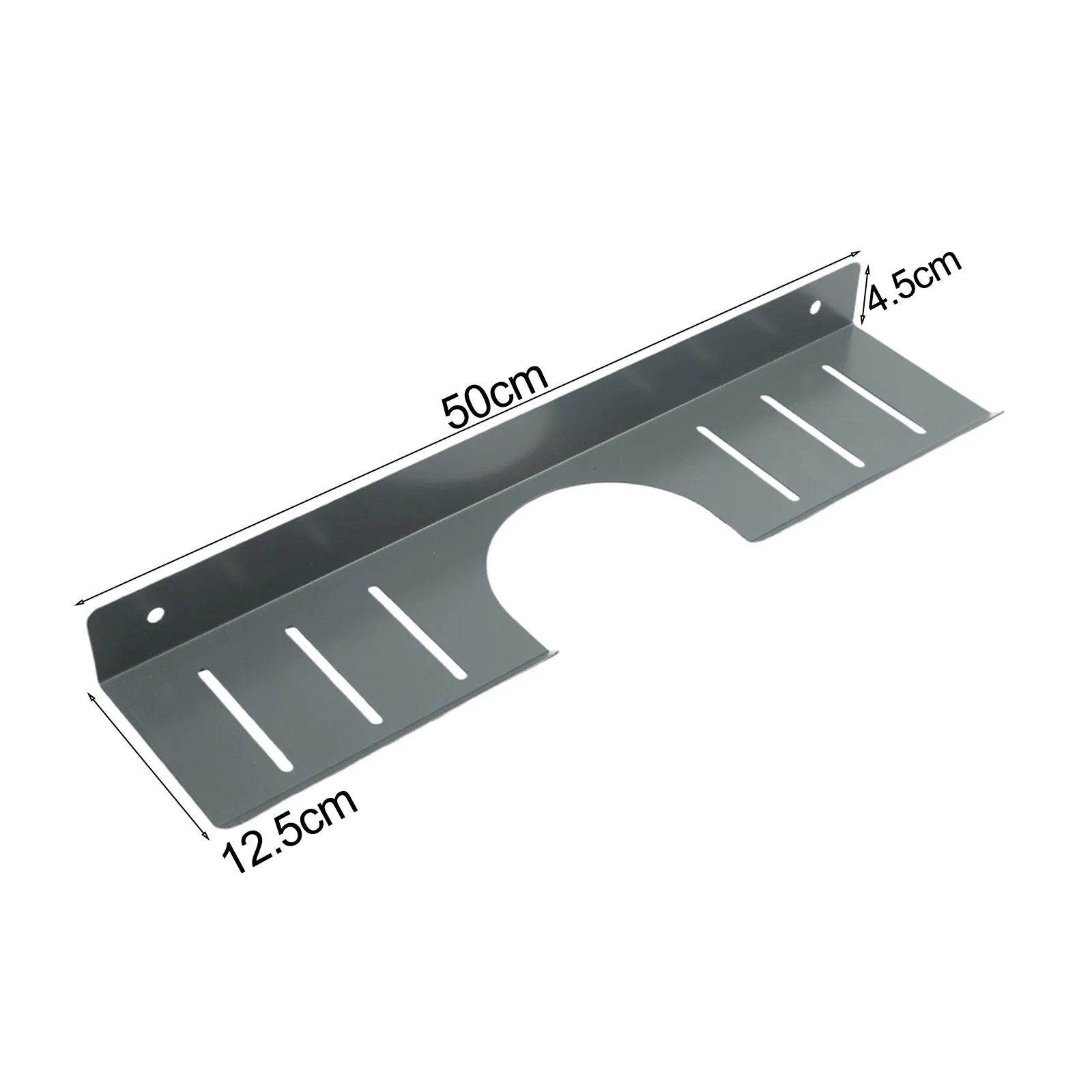 Wall Mounted U Shaped Sink Organizer Fits Narrow Vertical Zones Above Faucet for Efficient Use of Unused Wall Real Estate