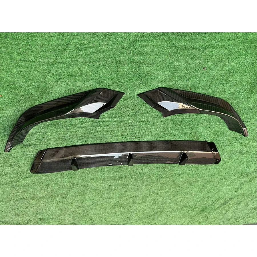For BMW X7 G07 2023+ Carbon Fiber Car Front Bumper Diverter Spoiler Diffuser Front lip chin Shunt Car Accessories - view 3