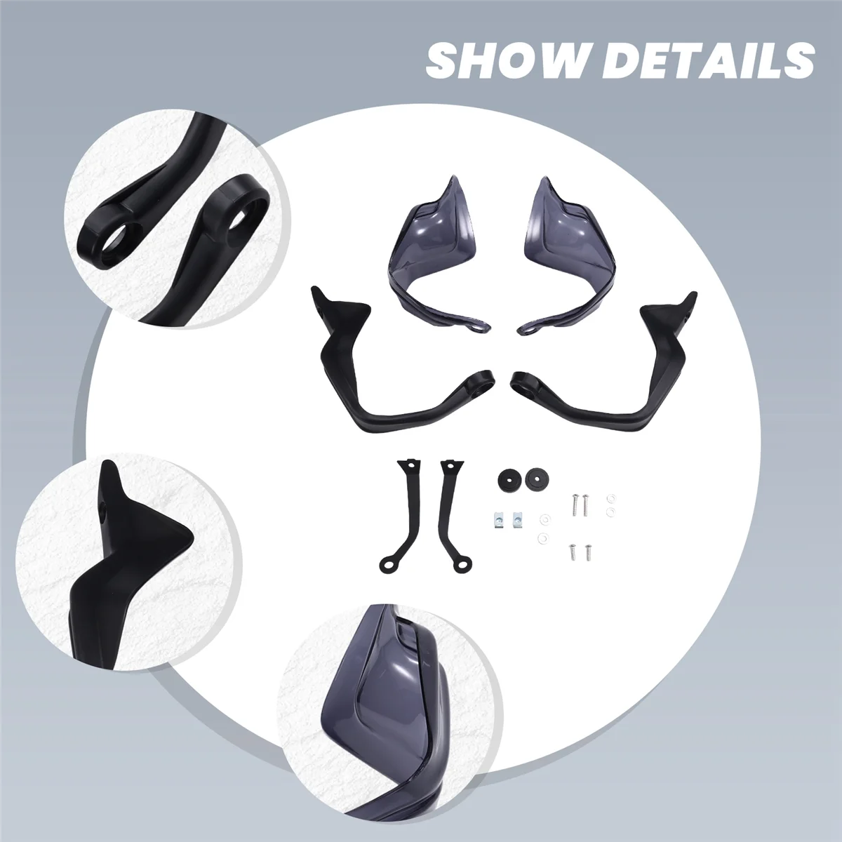 

Motorcycle Hand Guards-Motorcycle Handguard Hand Protection Wind Shield for VOGE Valico DS900X DSX900 900DSX 2024 2025 Smoke