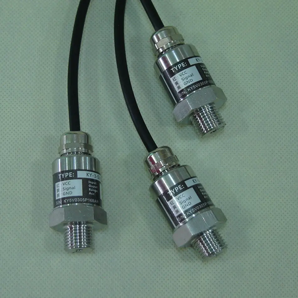 Pressure Sensor, Variable Frequency Pump Water Pressure Sensor, Three-wire Voltage Type, Range 0-16Bar