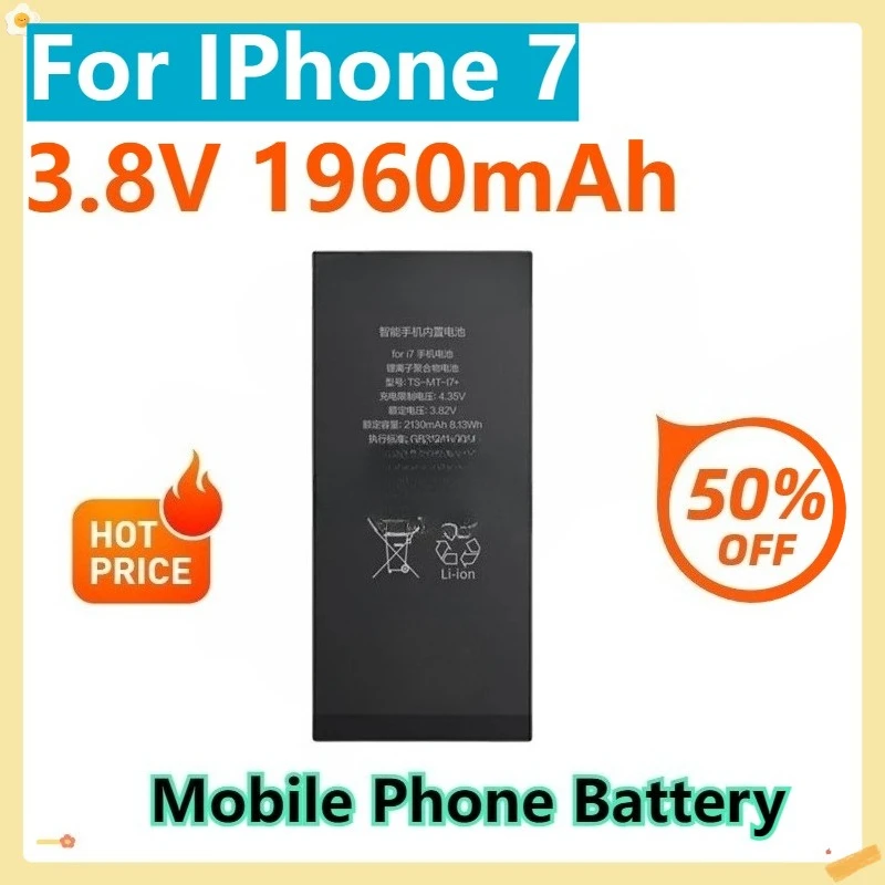

For IPhone 7 IPhone7 High Capacity Phone Replacement battery 3.8V 1960mAh
