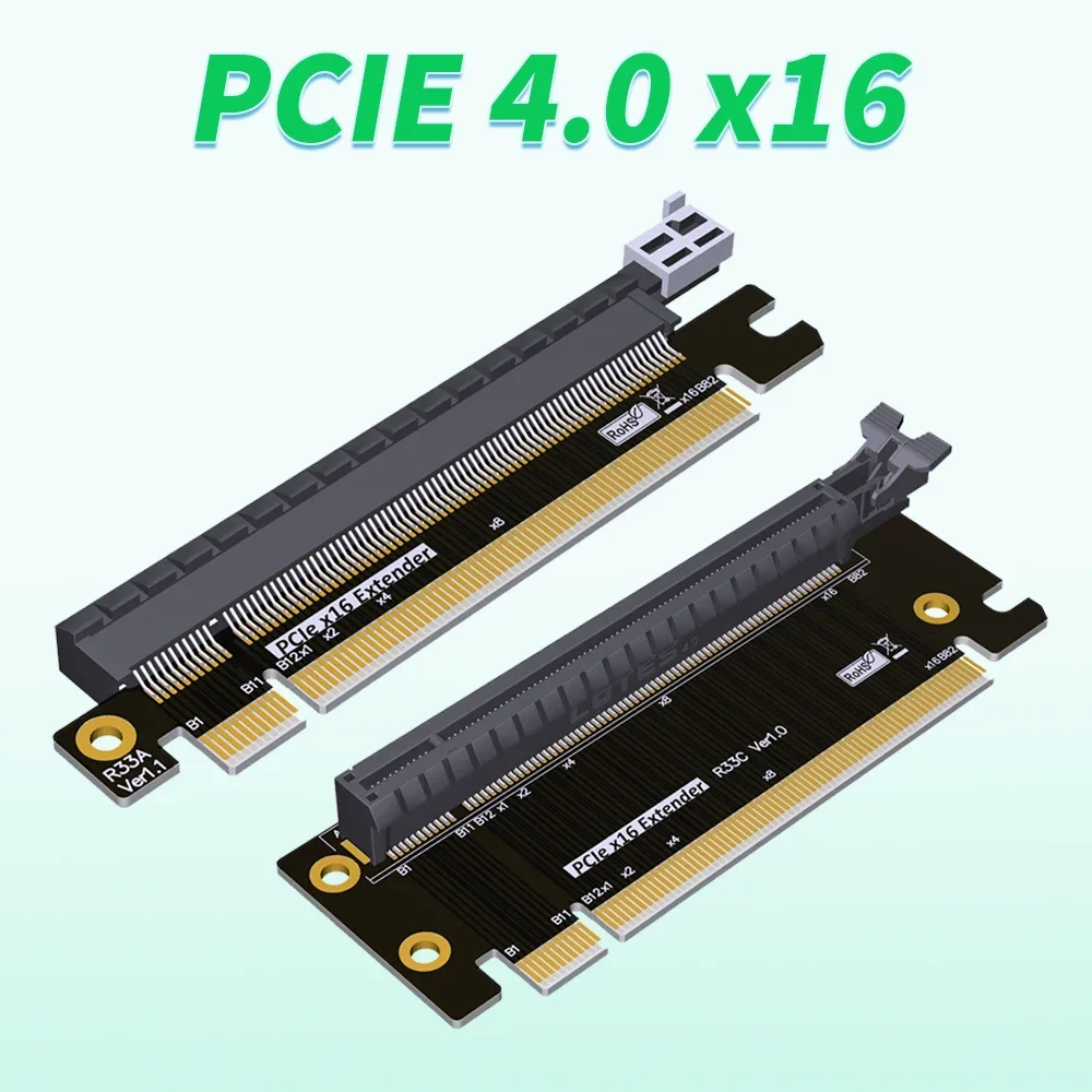 

ADT Локоть PCIe 4.0 x16 Адаптерная карта Тестовая плата-удлинитель Защита слота для материнской платы R33A R33C