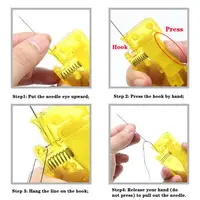 Automatic Needle Threader Hand Sewing DIY Tool Auto Needle Threader Household Thread Device Home Sewing Accessories 6